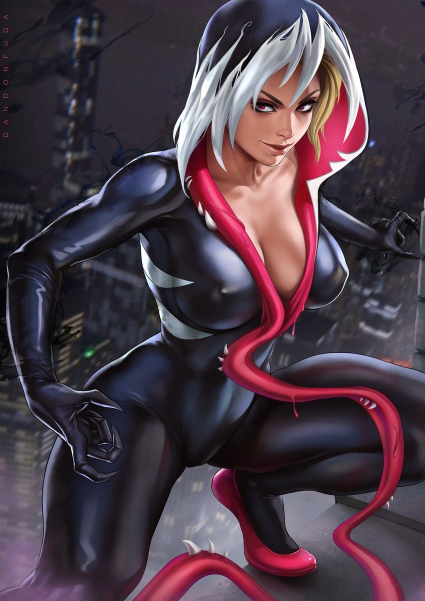 spider-gwen and gwen stacy (marvel and 1 more) drawn by dandon_fuga