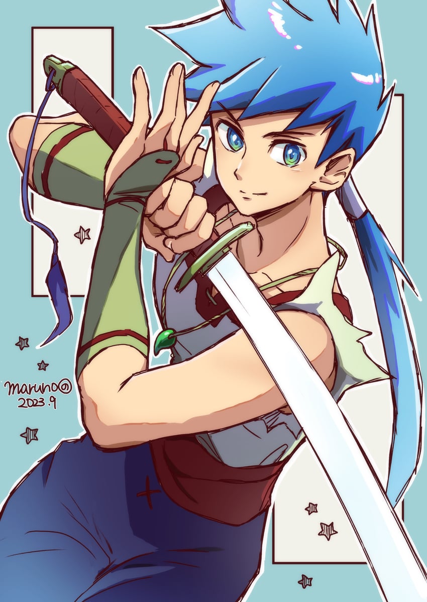 ryu (breath of fire and 1 more) drawn by maruno