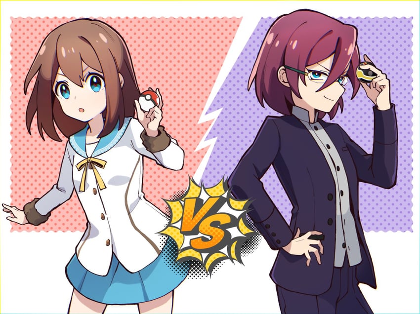 anzu and saegusa ibara (pokemon and 1 more) drawn by aile_zzz