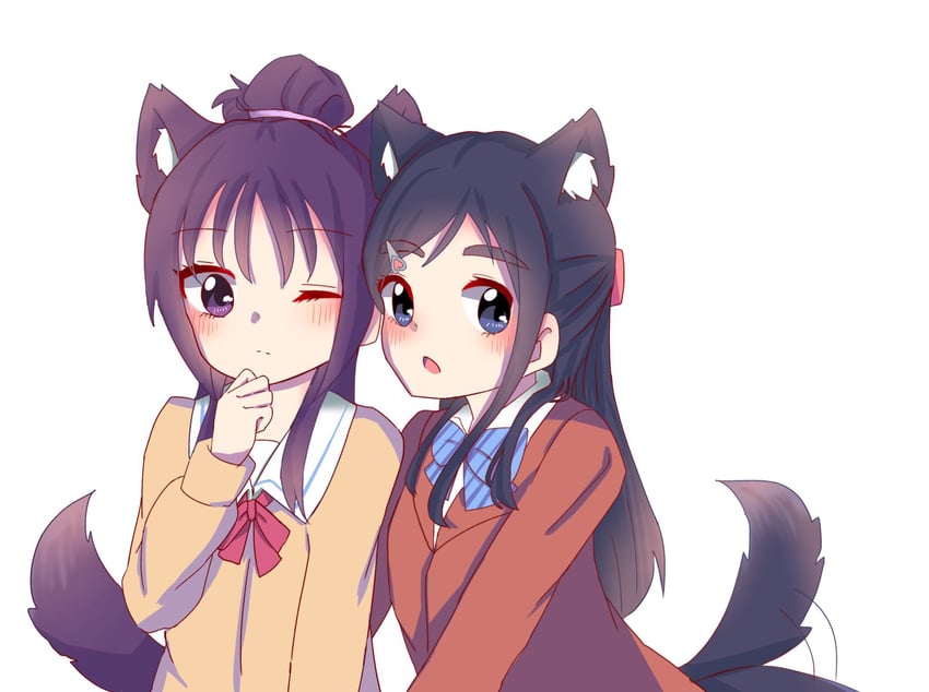 yukishiro honoka and mishou mai (precure and 1 more) drawn by yukineko_(hrt07121030)