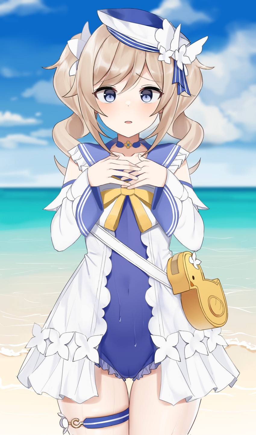 barbara (genshin impact) drawn by shengtian