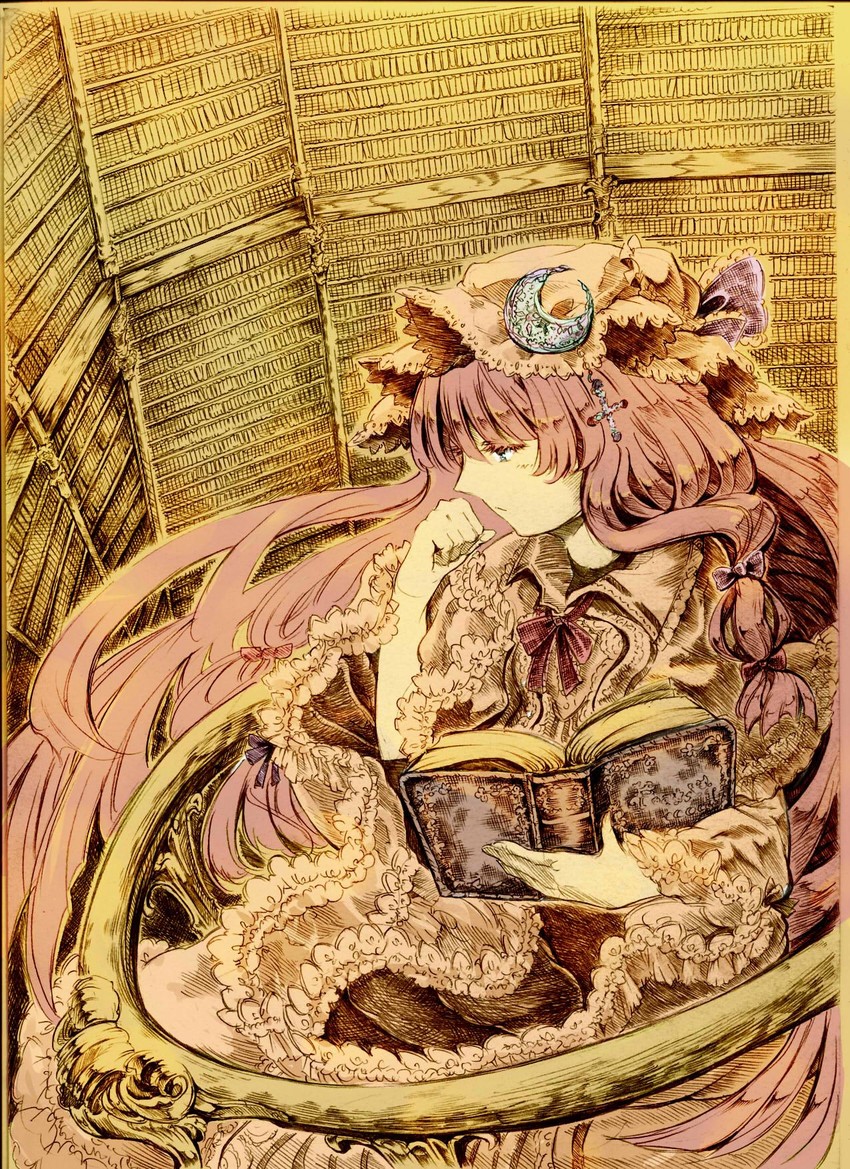 patchouli knowledge (touhou) drawn by cyc_rosalyn