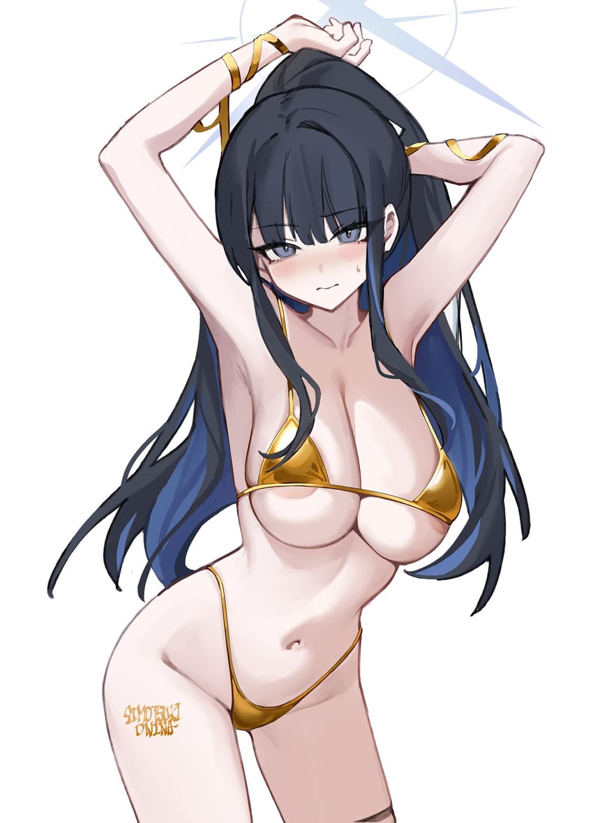 saori (blue archive) drawn by oninaart