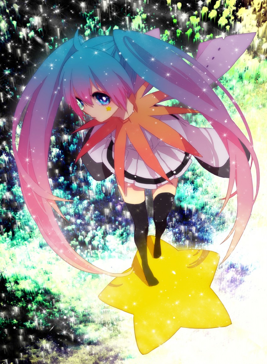 hatsune miku (vocaloid and 1 more) drawn by sanagi_dodoria