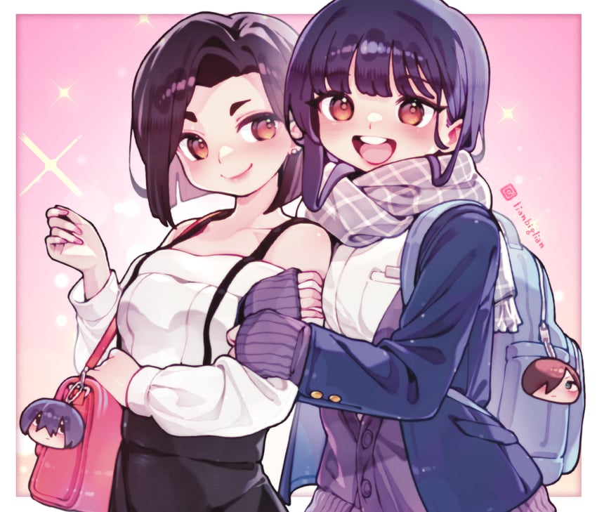 yamada anna, ichikawa kyoutarou, yamada sanae, and yamada yuuki (boku no kokoro no yabai yatsu) drawn by lianbiglian