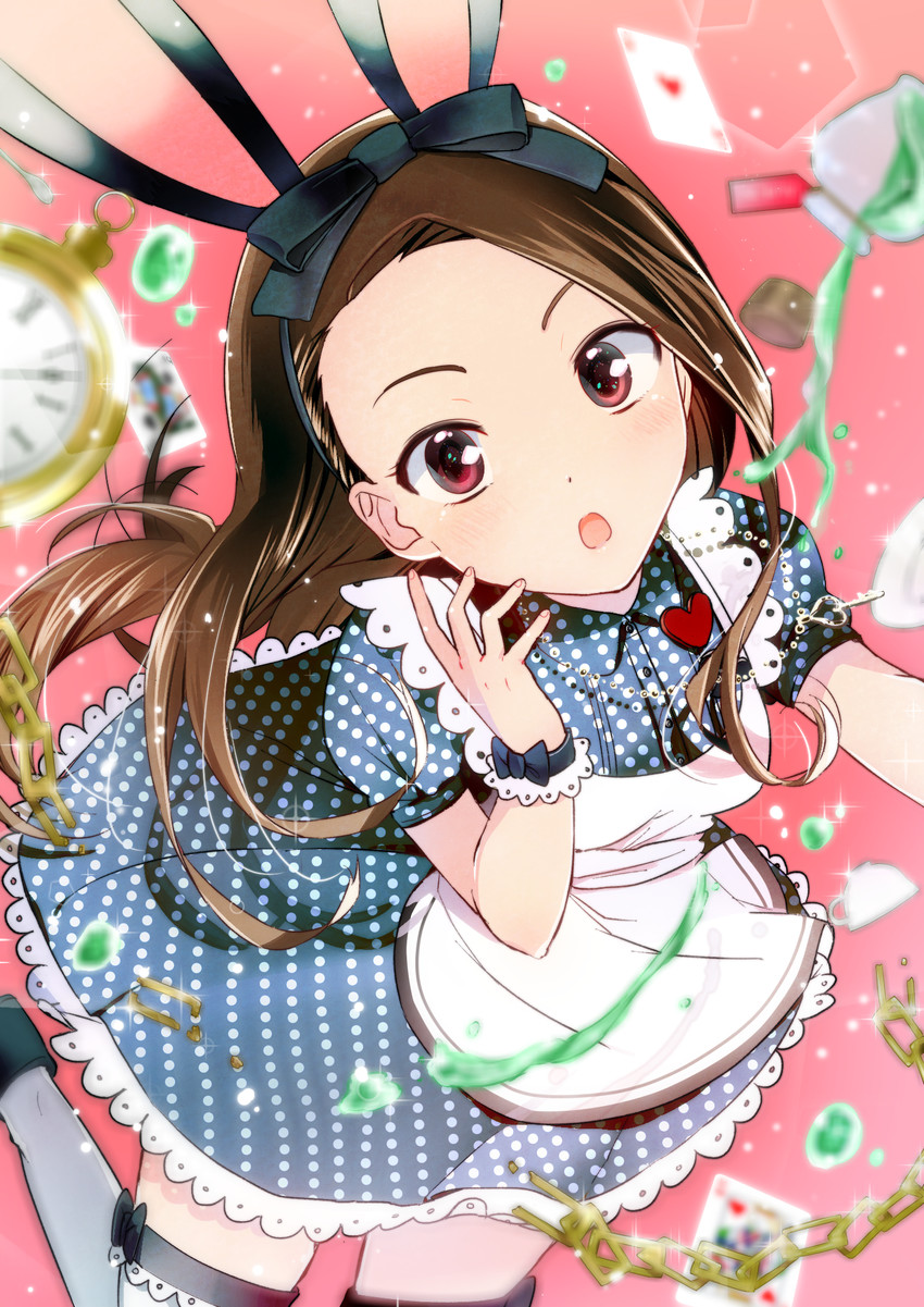 minase iori and alice (idolmaster and 1 more) drawn by paruru_(loooooper)