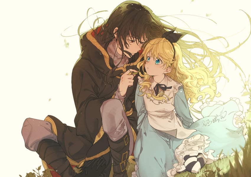 athanasia de alger obelia and lucas (who made me a princess) drawn by xi_yuu