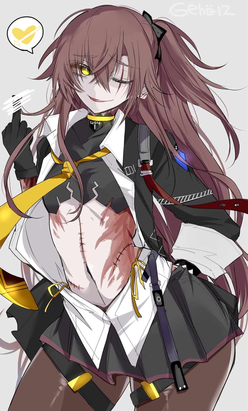 ump45 and leva (girls' frontline and 1 more) drawn by fire_low5996