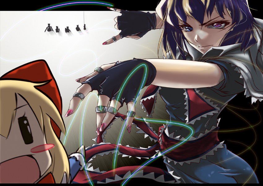 alice margatroid and shanghai doll (touhou) drawn by initial_f