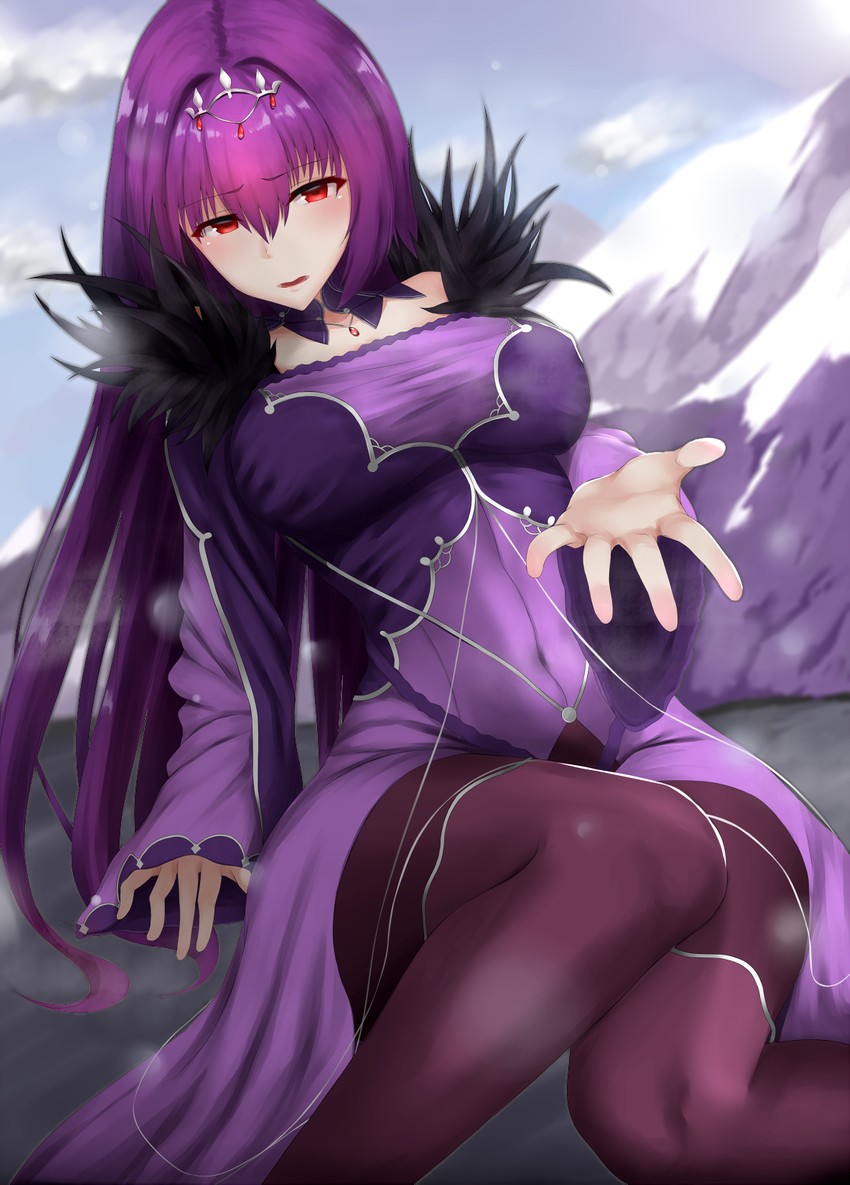 scathach and scathach skadi (fate and 1 more) drawn by awu