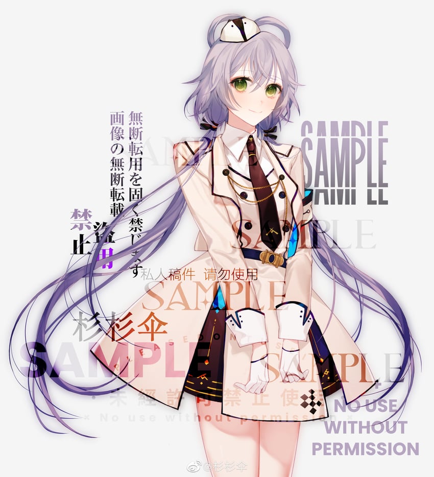 luo tianyi (vocaloid and 1 more) drawn by kamu_(poulro)
