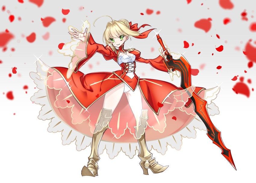 nero claudius (fate and 2 more) drawn by samei_ikusa