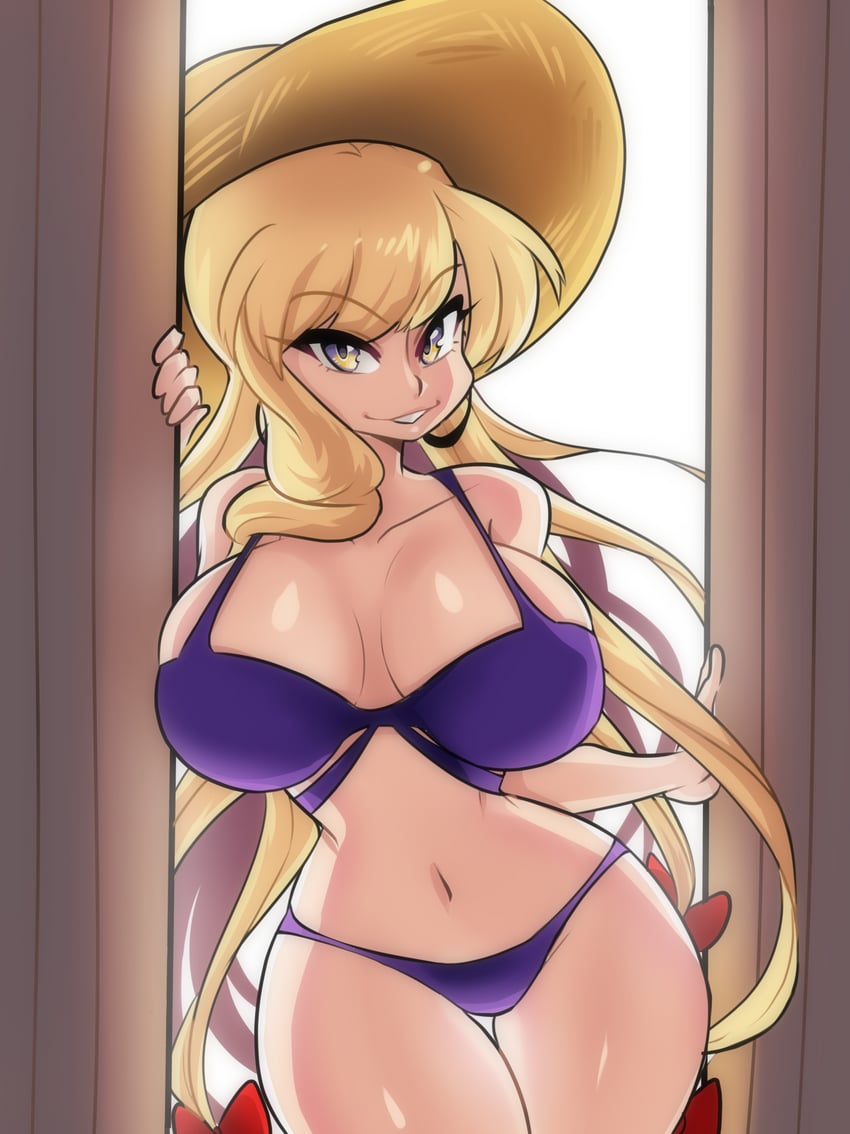yakumo yukari (touhou and 1 more) drawn by missandydandy