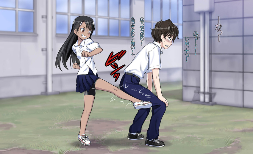 nagatoro hayase and hachiouji naoto (ijiranaide nagatoro-san) drawn by 774_(nanashi)