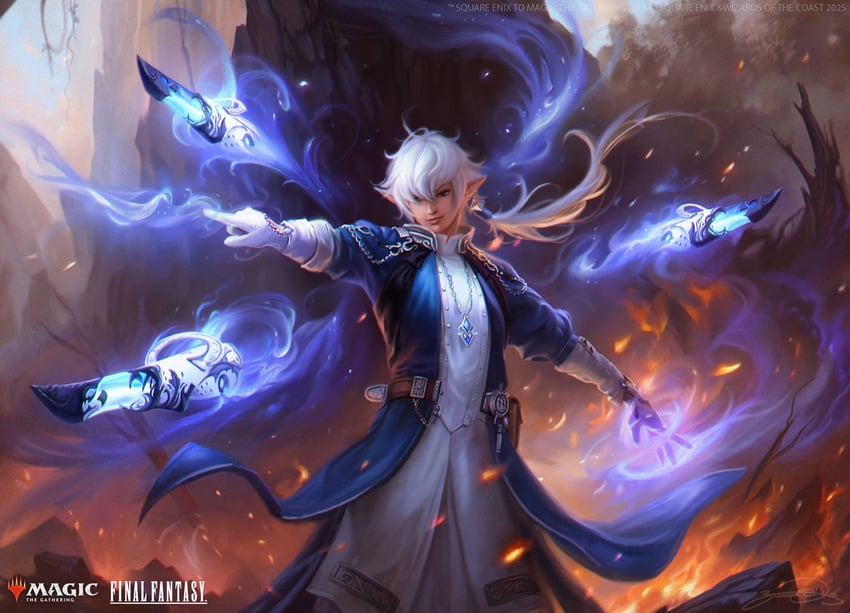 alphinaud leveilleur and sage (final fantasy and 2 more) drawn by justyna_dura