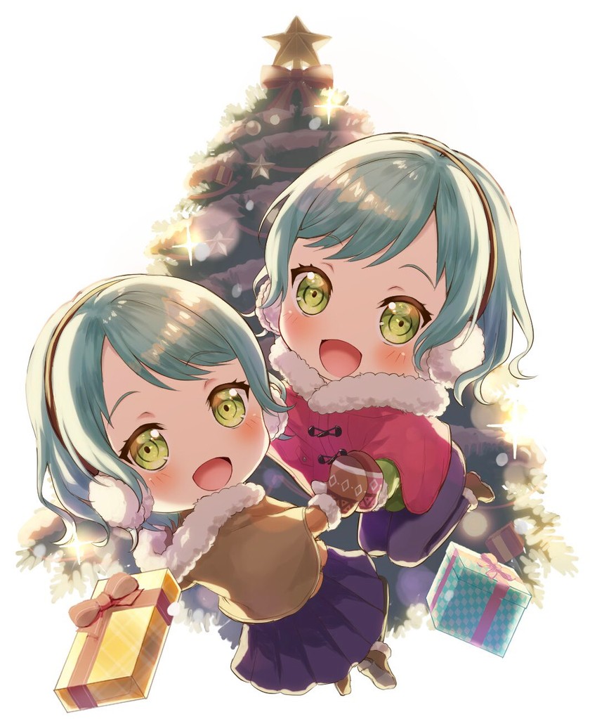 hikawa sayo and hikawa hina (bang dream!) drawn by mia_(fai1510)