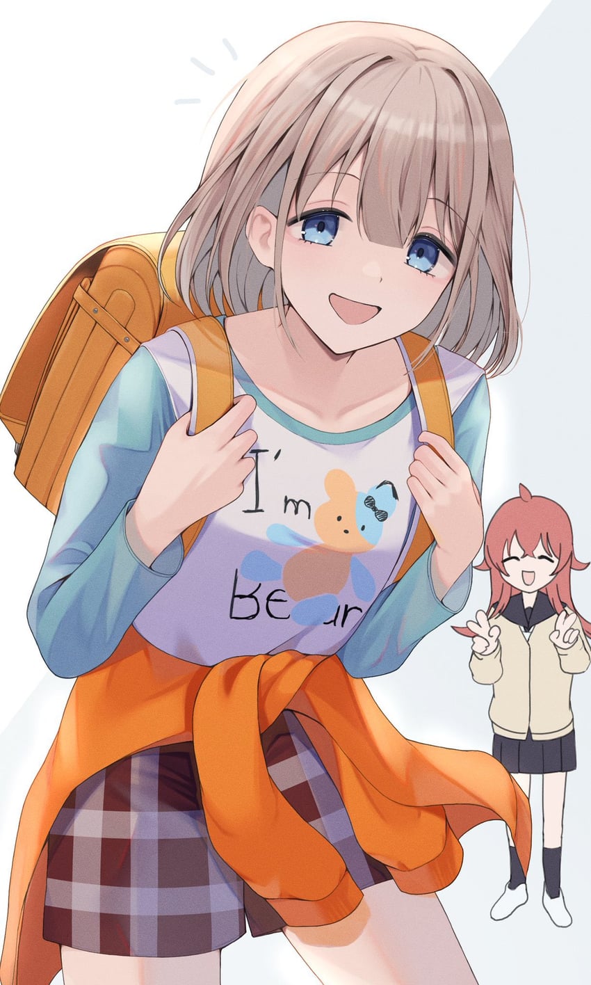 serizawa asahi and komiya kaho (idolmaster and 1 more) drawn by juu_10