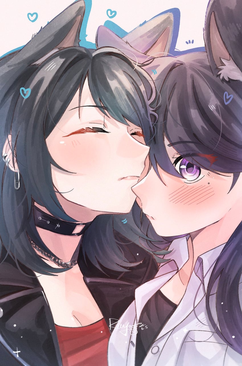 shiina taki and yahata umiri (bang dream! and 1 more) drawn by yoyoray20001996