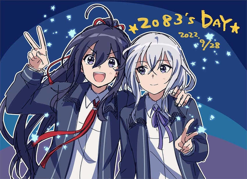 namazuo toushirou and honebami toushirou (touken ranbu) drawn by matsuki_(mikipingpong)