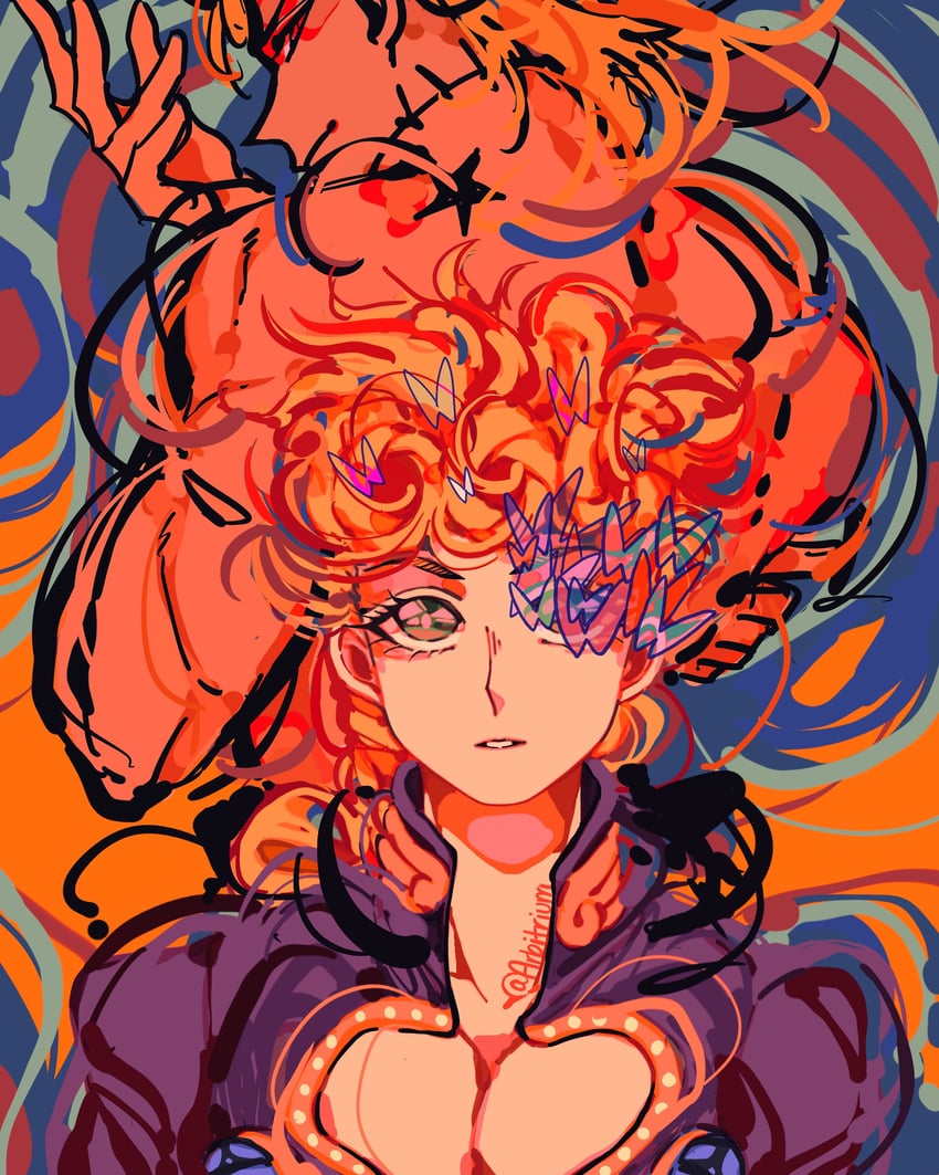 dio brando and giorno giovanna (jojo no kimyou na bouken and 1 more) drawn by arbitrium