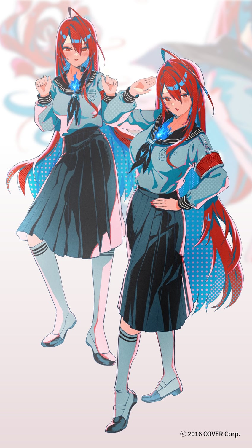 elizabeth rose bloodflame (hololive and 3 more) drawn by happyongdal