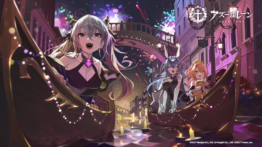 new jersey, san francisco, and morrison (azur lane) drawn by bsue