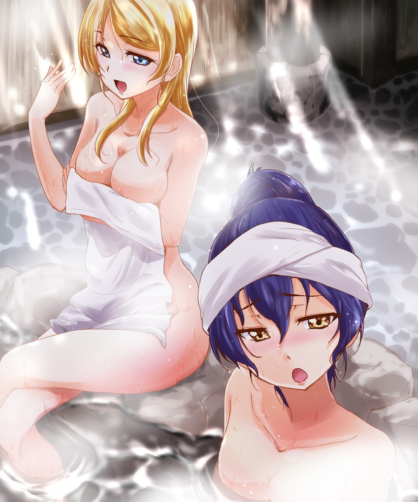 sonoda umi and ayase eli (love live! and 1 more) drawn by urutsu_sahari