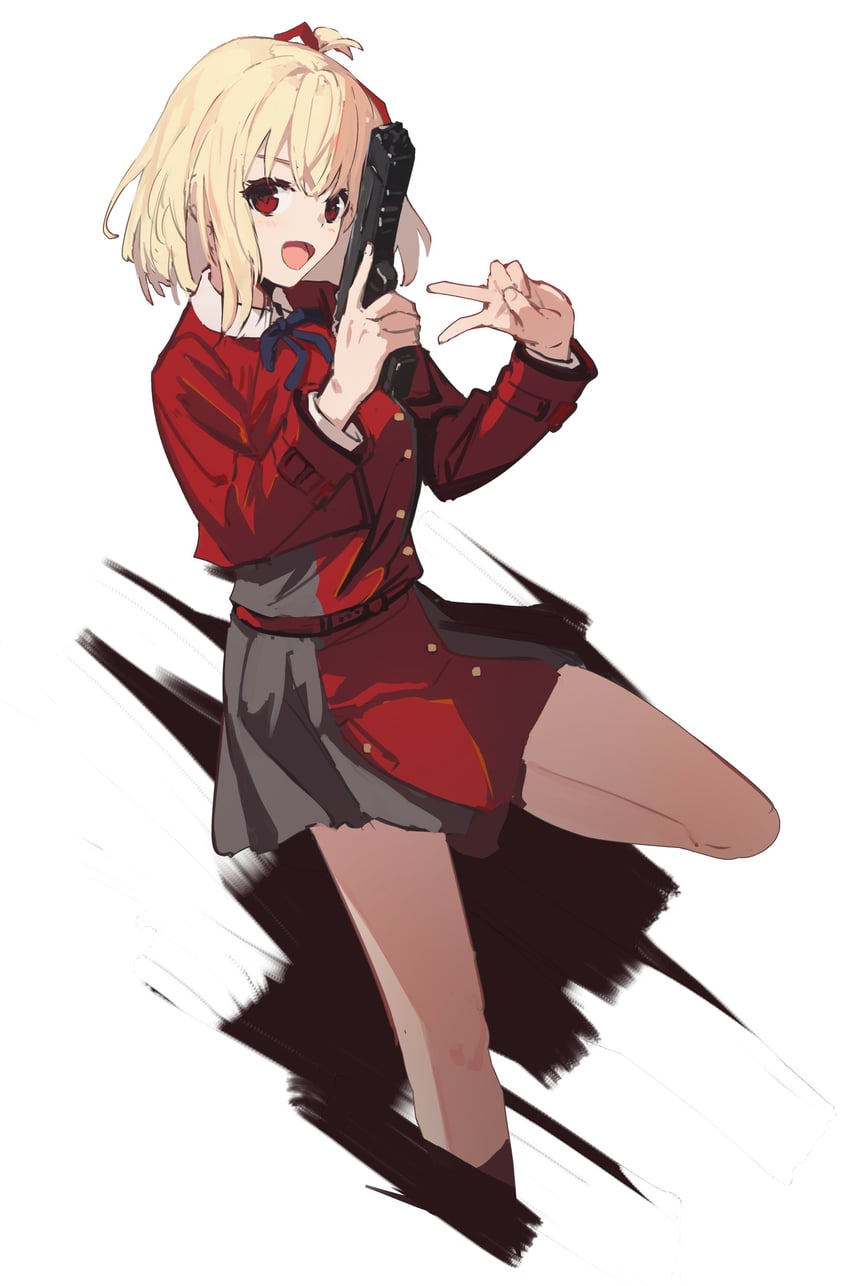 nishikigi chisato (lycoris recoil) drawn by nagishiro_mito