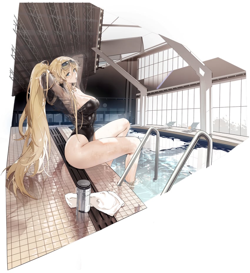 bismarck and bismarck zwei (azur lane) drawn by kurumi_(recycllamo)