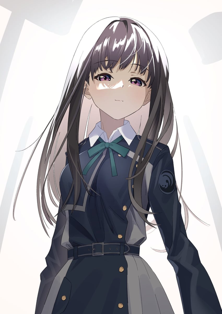 inoue takina (lycoris recoil) drawn by furumoto