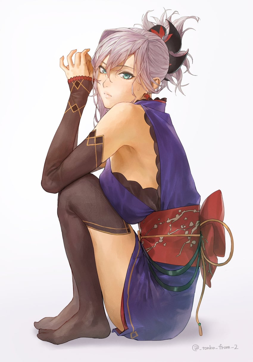 miyamoto musashi (fate and 1 more) drawn by tonko_from