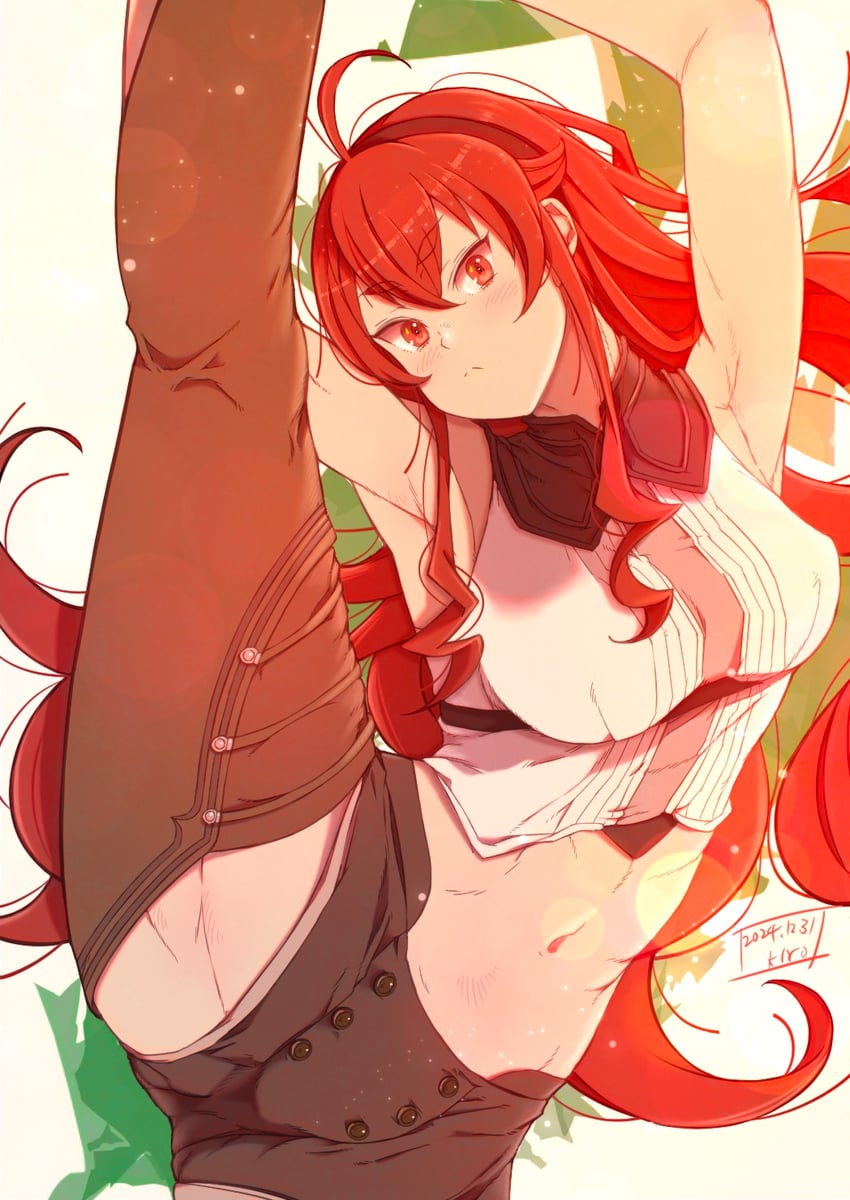 eris greyrat (mushoku tensei) drawn by kiyo_(a_sam_ko)