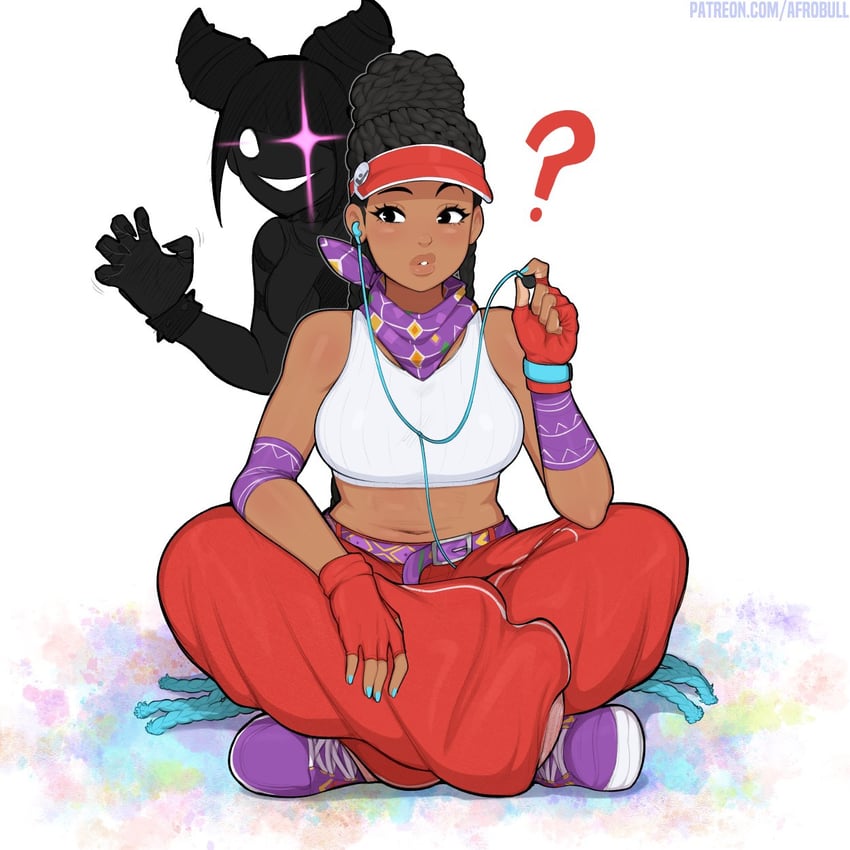 han juri and kimberly jackson (street fighter and 1 more) drawn by afrobull