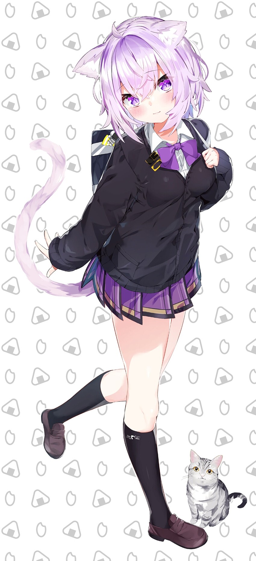 nekomata okayu and temari (hololive) drawn by kamioka_shun'ya