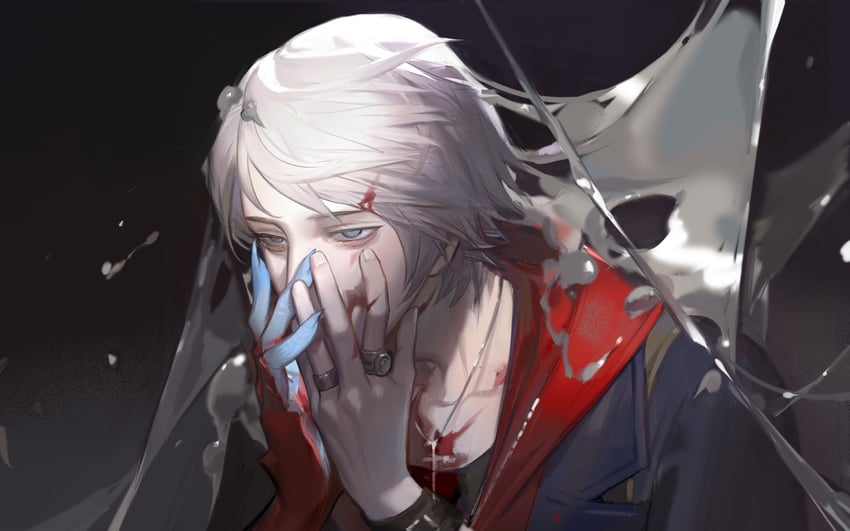 nero (devil may cry and 1 more) drawn by user_mkwp8753