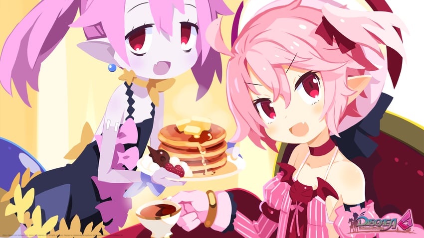 bieko and majolaine (disgaea and 1 more) drawn by harada_takehito