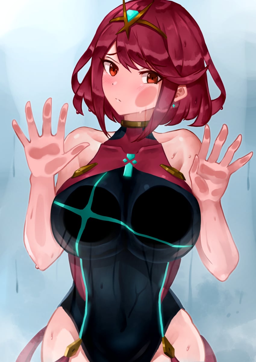 pyra (xenoblade chronicles and 1 more) drawn by yotsuha_uni