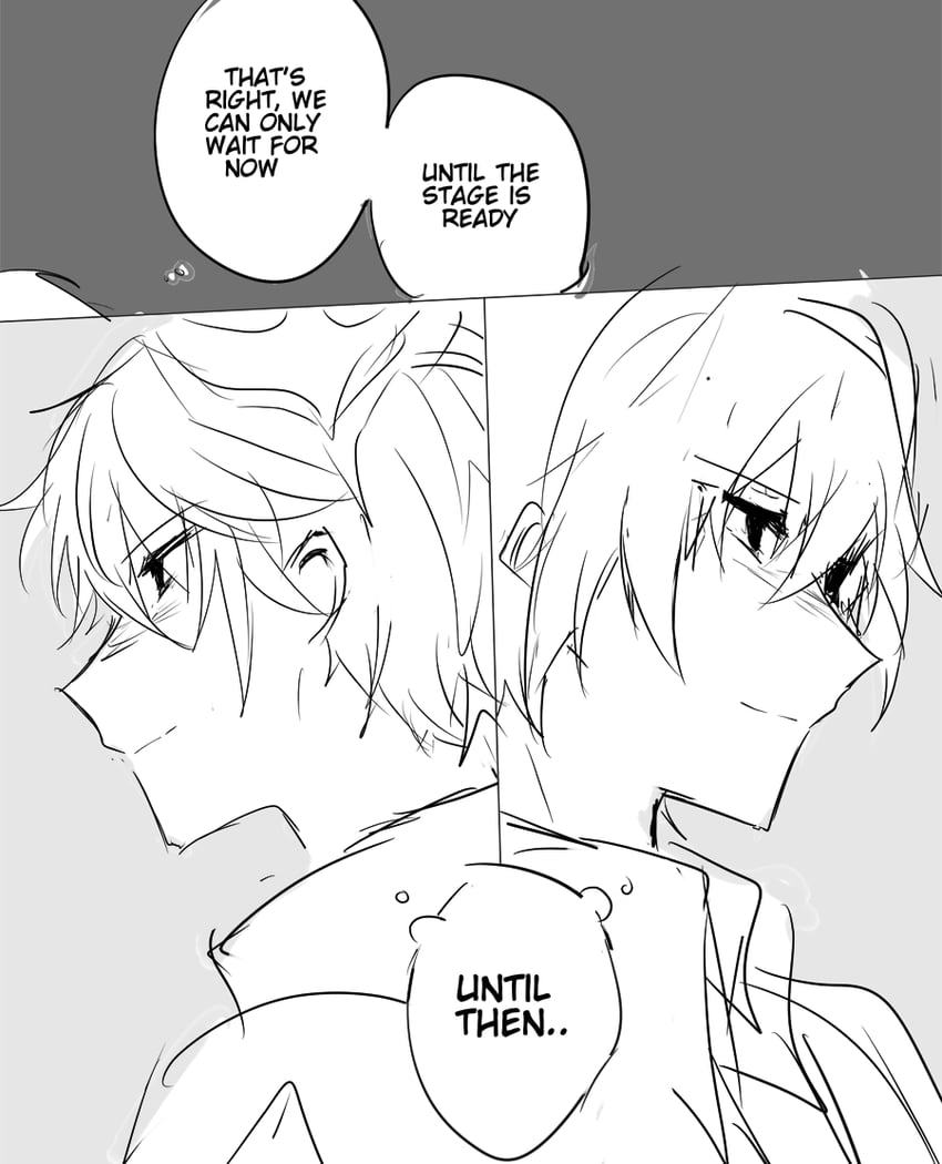 zhongli and tartaglia (genshin impact) drawn by efu_(angelschatedral99)