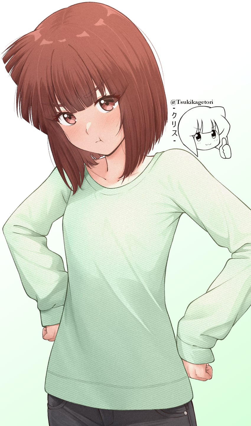 aizawa eiko (shinryaku! ikamusume) drawn by kurumimi_birb