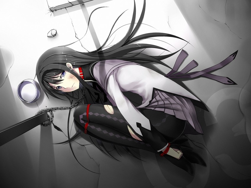 akemi homura (mahou shoujo madoka magica) drawn by kamata_yuuya