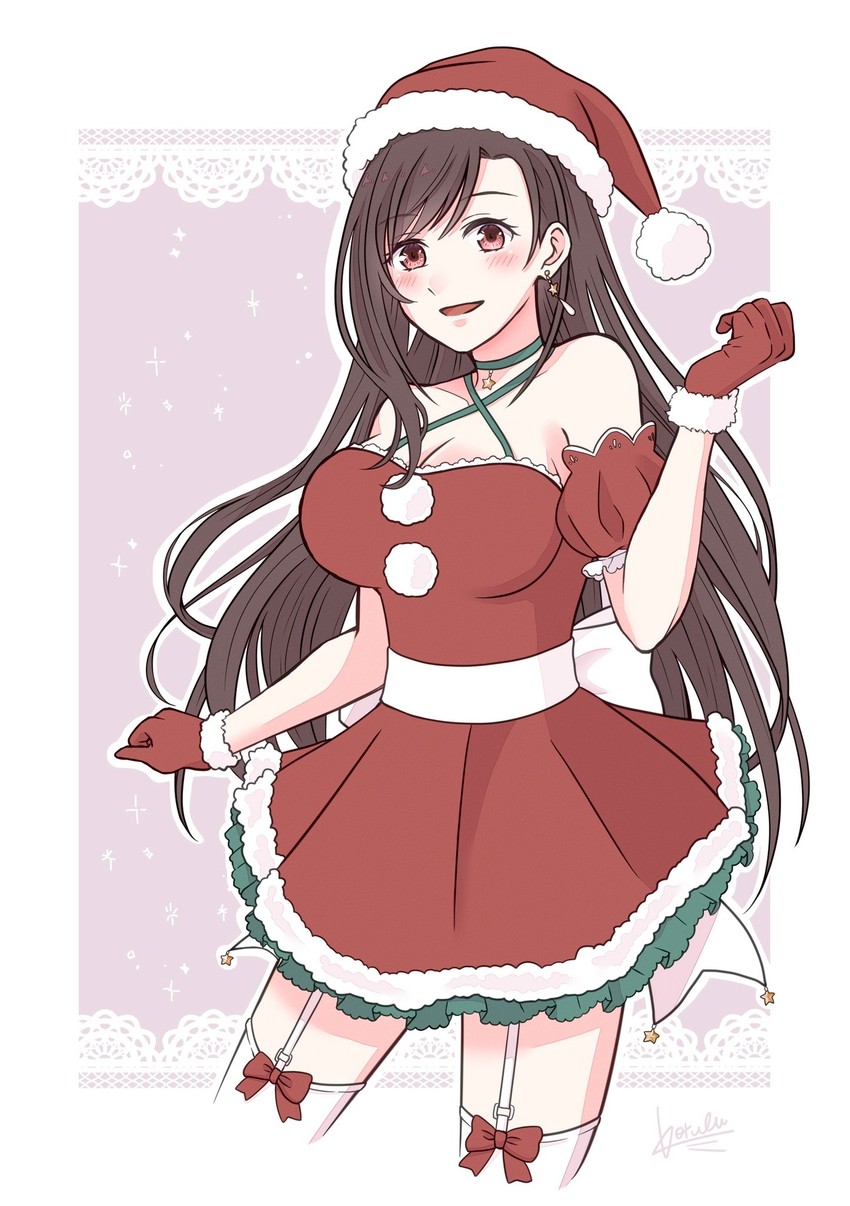 tifa lockhart (final fantasy and 1 more) drawn by kt9_ct