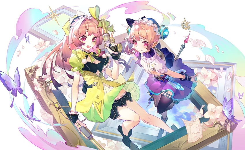 suelle malen and lydie malen (atelier and 1 more) drawn by carelier11