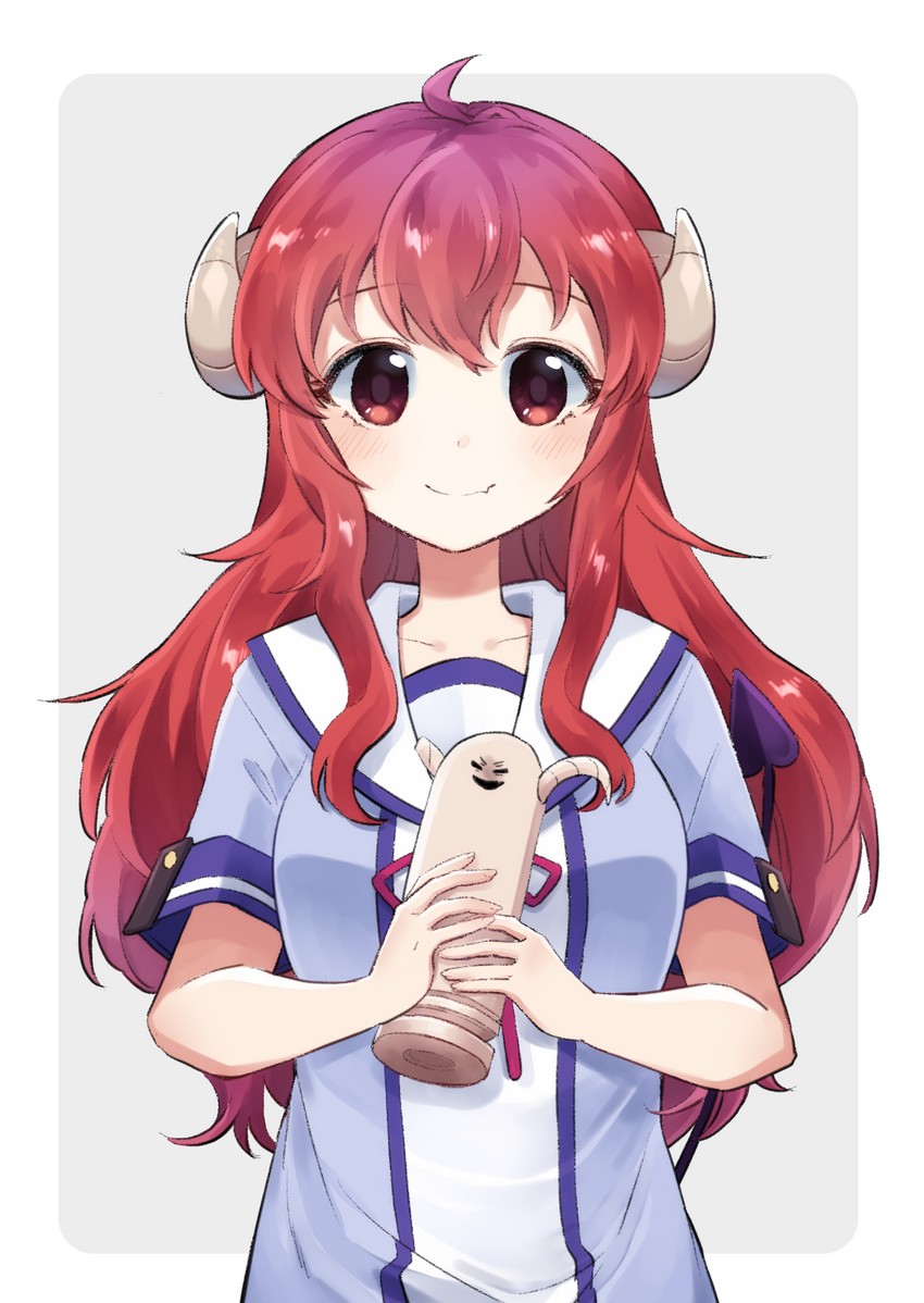 yoshida yuuko and lilith (machikado mazoku) drawn by zarameru_(tsukumo)
