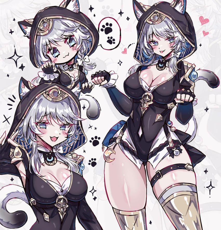 cipher (honkai and 1 more) drawn by usa_(usagi_minku)