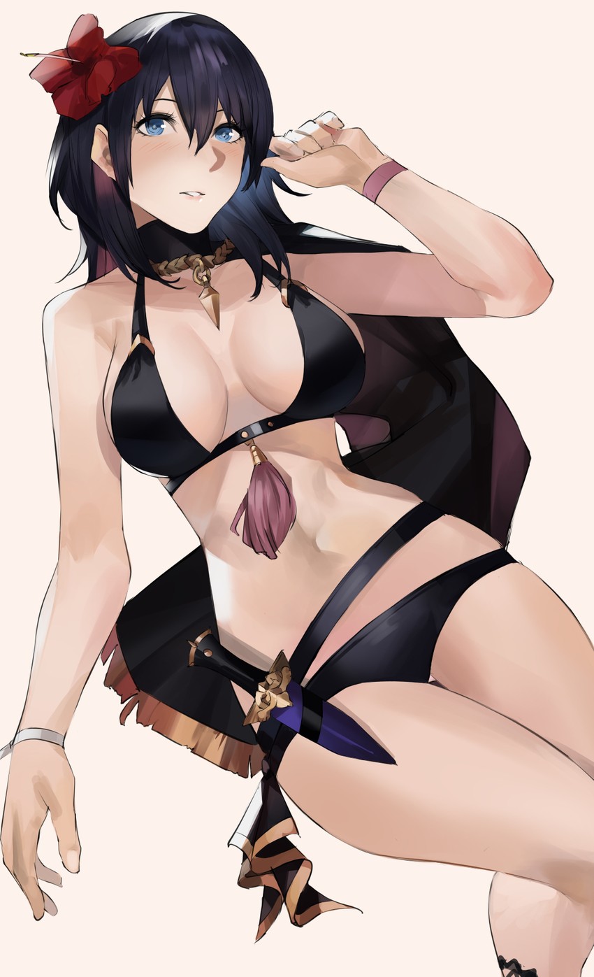 female byleth (fire emblem and 2 more) drawn by blazpu