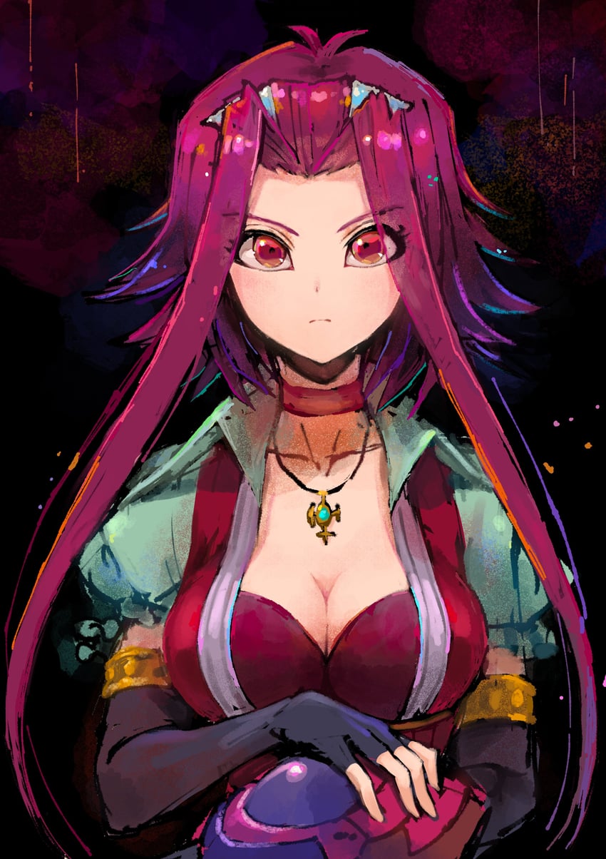 izayoi aki (yu-gi-oh! and 1 more) drawn by youko-shima