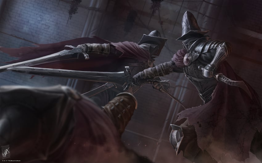 abyss watcher (dark souls and 1 more) drawn by themaestronoob