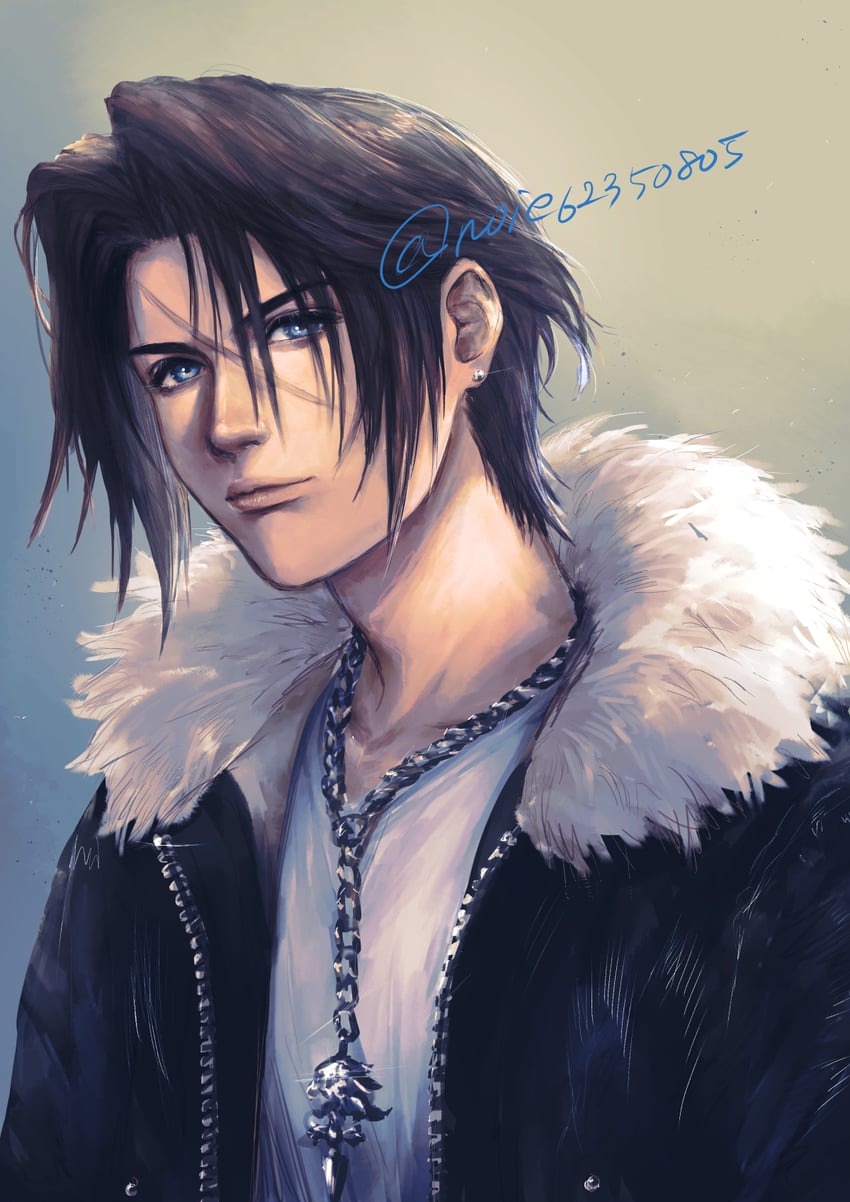 squall leonhart (final fantasy and 1 more) drawn by noie_(neunteedelstein)
