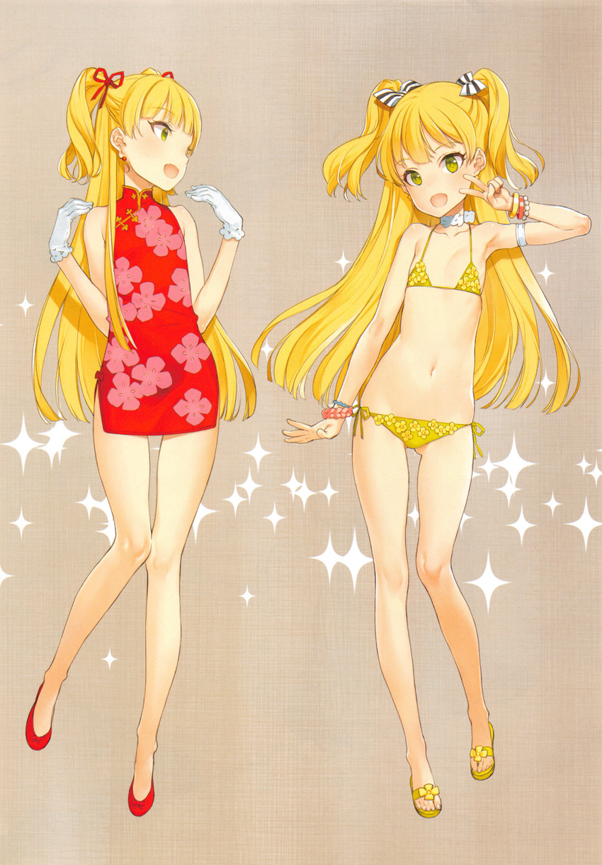 jougasaki rika (idolmaster and 1 more) drawn by oyari_ashito