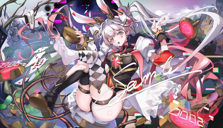 maliss <p> white rabbit (yu-gi-oh!) drawn by xun_li_eins